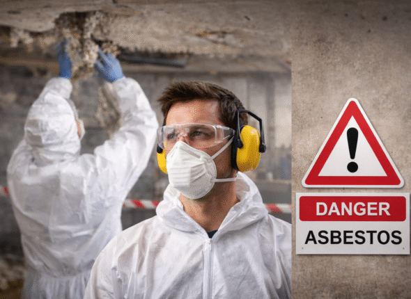 Asbestos awareness training for managers showing supervised asbestos work in a controlled environment – CertifyPro online course
