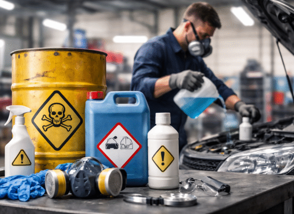 Image - Control of Substances Hazardous to Health (COSHH) in the Motor Vehicle Industry