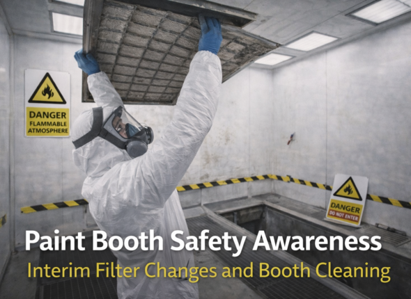 Paint Booth Safety Awareness – Interim Filter Changes and Booth Cleaning